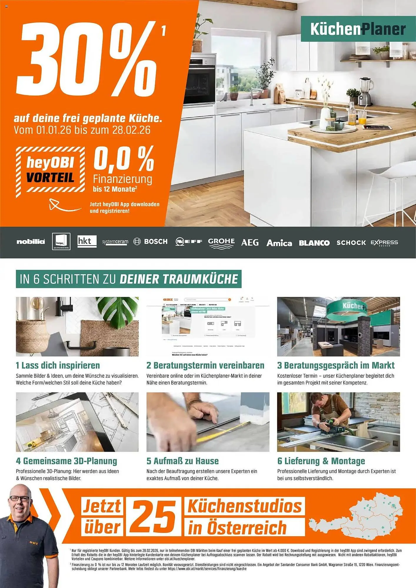 OBI Flugblatt von 2. Jänner bis 31. Jänner 2026 - Flugblätt seite  12