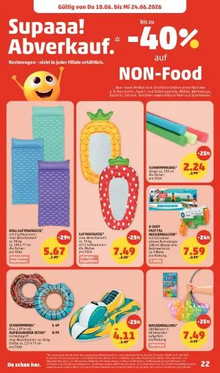 PENNY Flugblatt von 18. Juni bis 24. Juni 2026 - Flugblätt seite  22