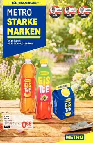 METRO Flugblatt Food von 23. Juli bis 5. August 2026 - Flugblätt seite 1