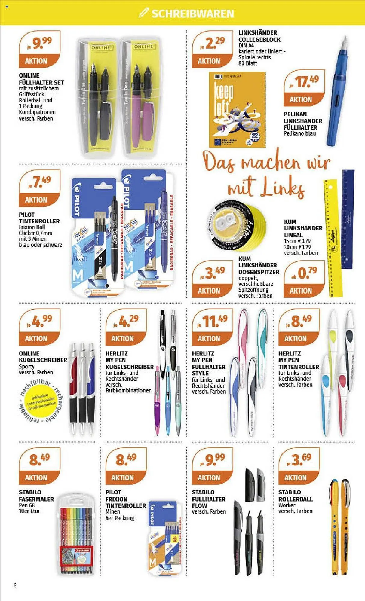 Müller Flugblatt von 28. August bis 16. September 2023 - Flugblätt seite 8