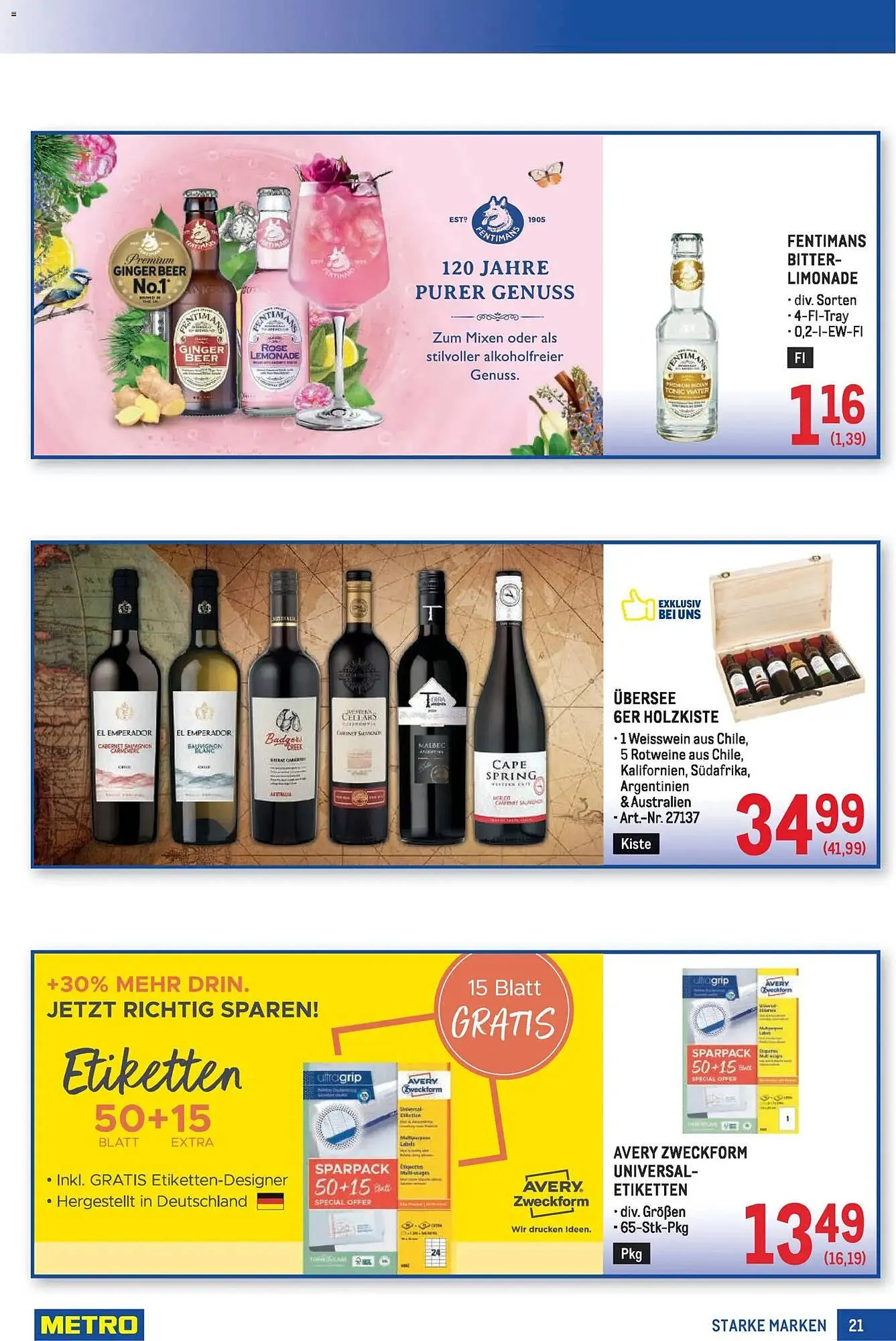 Metro Flugblatt von 27. November bis 10. Dezember 2025 - Flugblätt seite  21