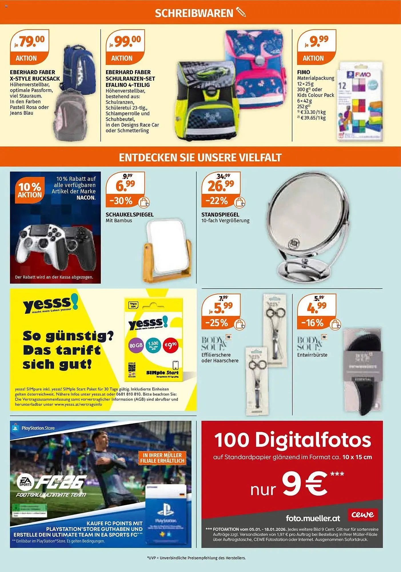 Müller Flugblatt von 5. Jänner bis 10. Jänner 2026 - Flugblätt seite  22