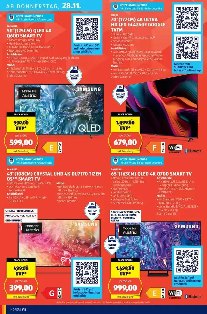 Blättern Sie online im HOFER Flugblatt von 20. November bis 4. Dezember 2024 - Flugblätt seite 52