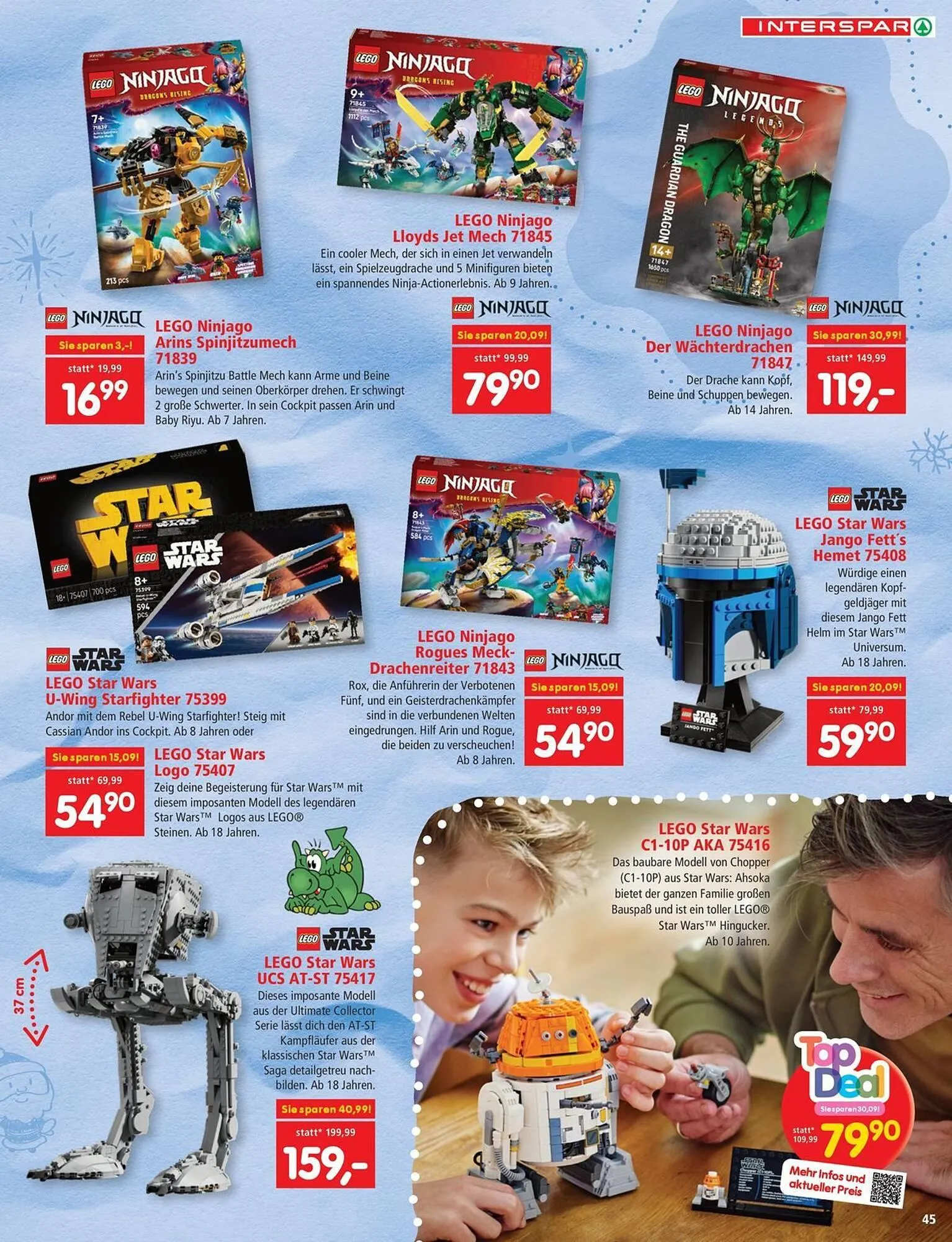 Interspar Flugblatt von 22. Oktober bis 15. Dezember 2025 - Flugblätt seite  45