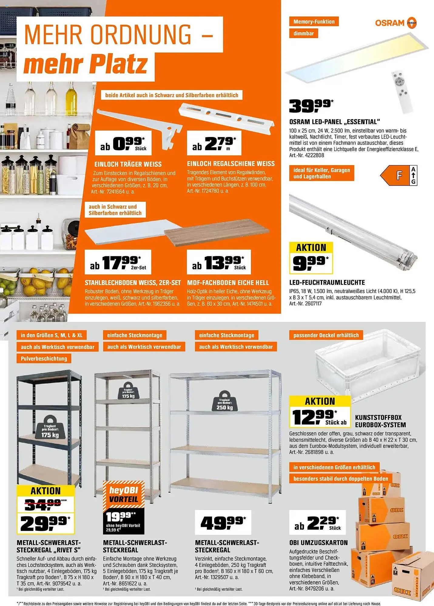 OBI Flugblatt von 2. Jänner bis 31. Jänner 2026 - Flugblätt seite  8