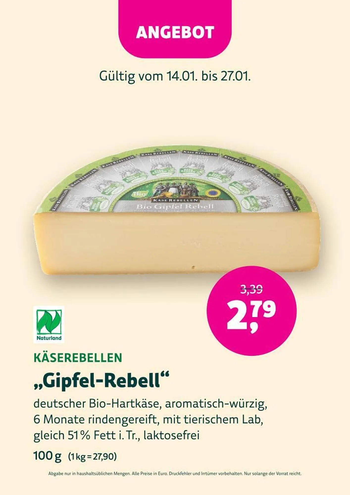 Denn's Biomarkt Flugblatt von 14. Jänner bis 27. Jänner 2026 - Flugblätt seite  32