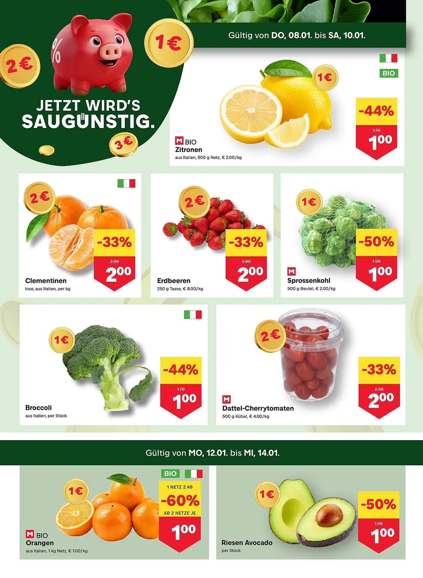 MPreis Flugblatt von 8. Jänner bis 14. Jänner 2026 - Flugblätt seite 2