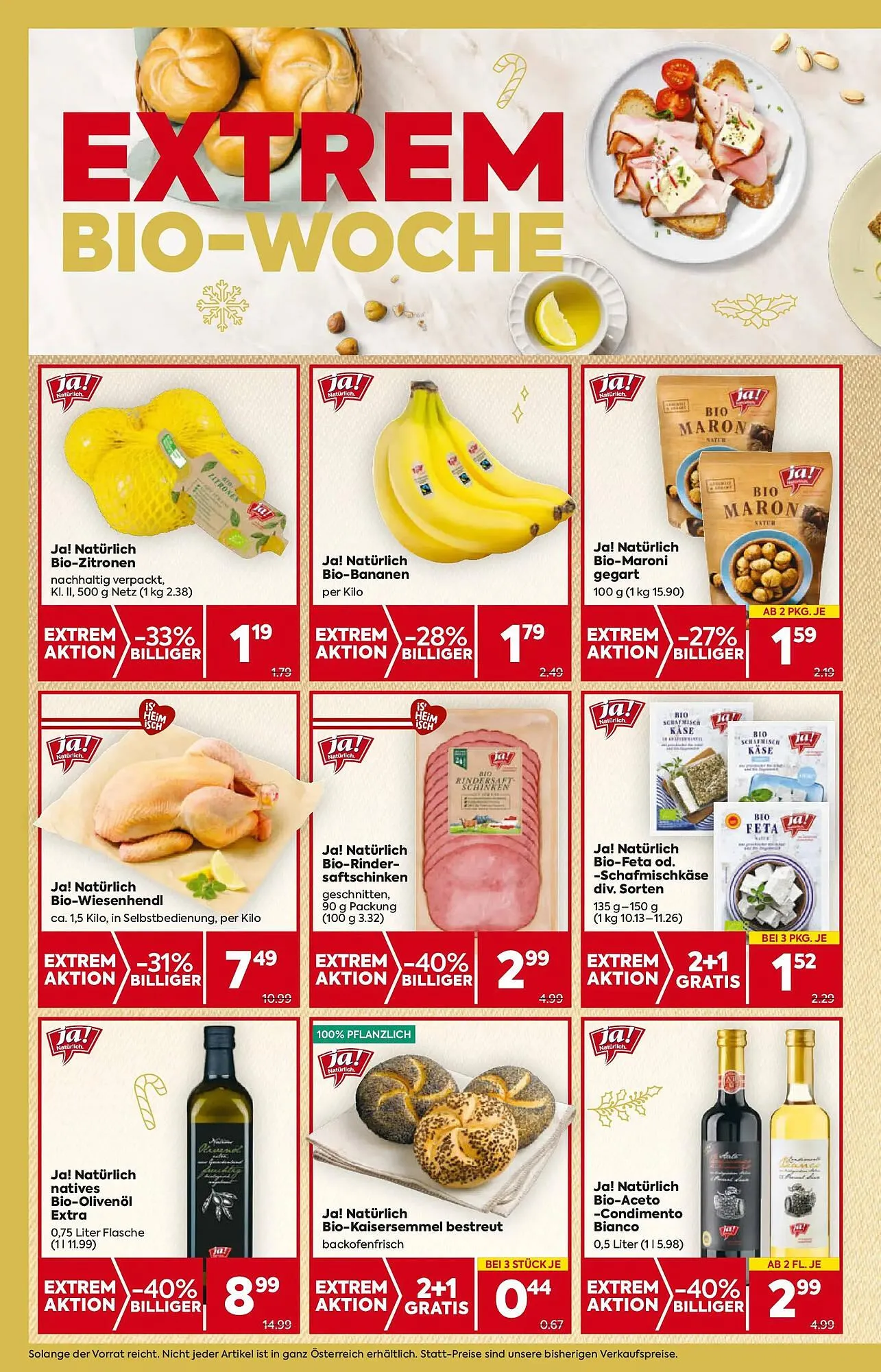 Billa Flugblatt von 4. Dezember bis 10. Dezember 2025 - Flugblätt seite  4