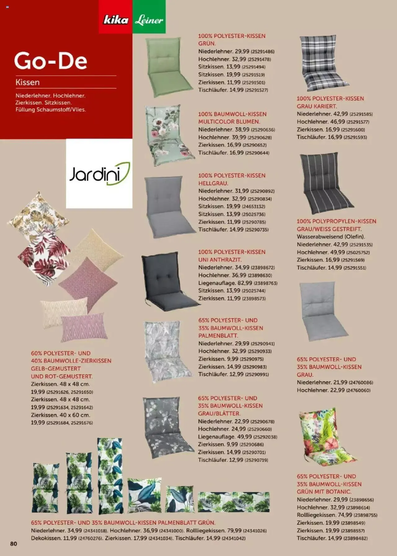 Leiner Garten Katalog 2024 von 4. März bis 30. September 2024 - Flugblätt seite  80