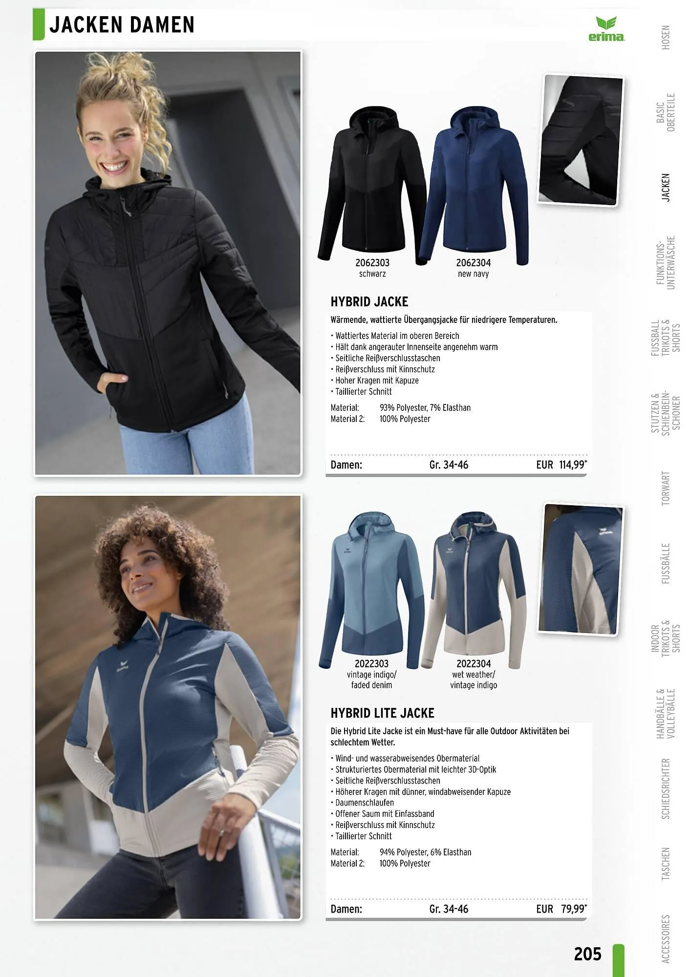 ERIMA Flugblatt von 2. Jänner bis 31. Dezember 2024 - Flugblätt seite  205