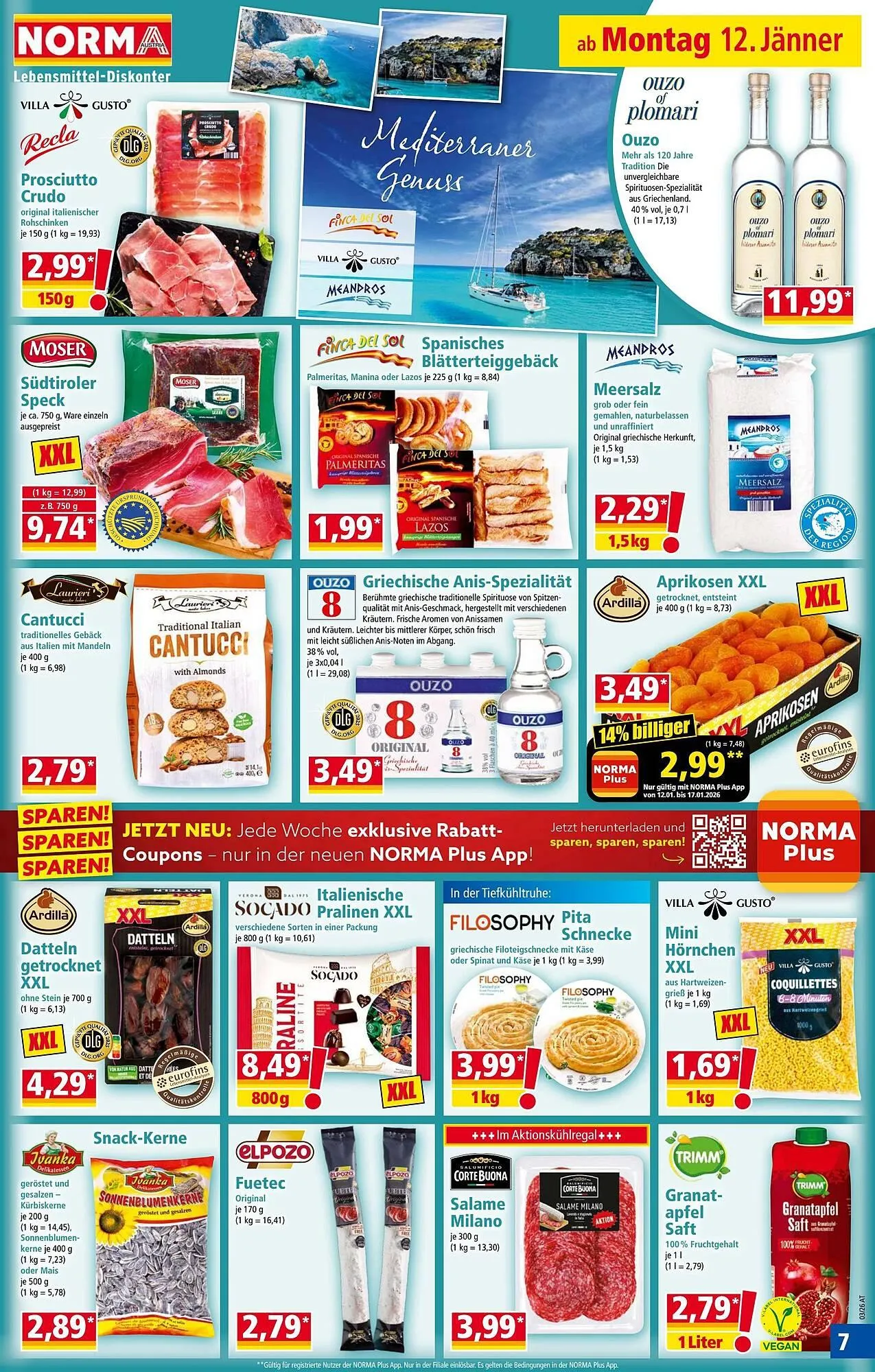 Norma Prospekt von 12. Jänner bis 18. Jänner 2026 - Flugblätt seite  7