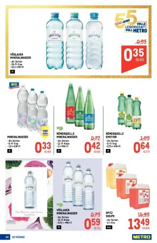 METRO Flugblatt Food - Profi von 9. Juli bis 22. Juli 2026 - Flugblätt seite 34