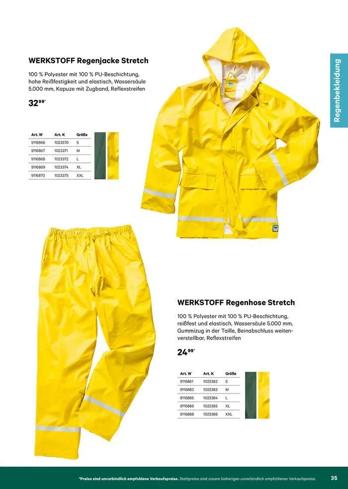 Katalog Bekleidung 2024 von 17. Mai bis 26. Mai 2024 - Flugblätt seite 35