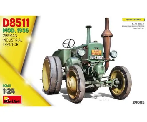 MiniArt 1:24 Dt. Industrie Traktor D8511 (1)
