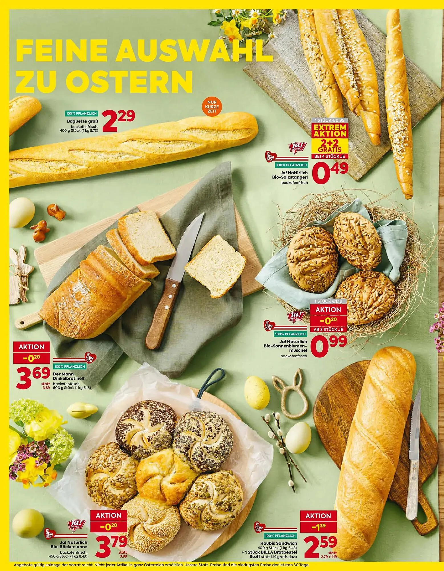 Billa Flugblatt von 26. März bis 4. April 2026 - Flugblätt seite  12