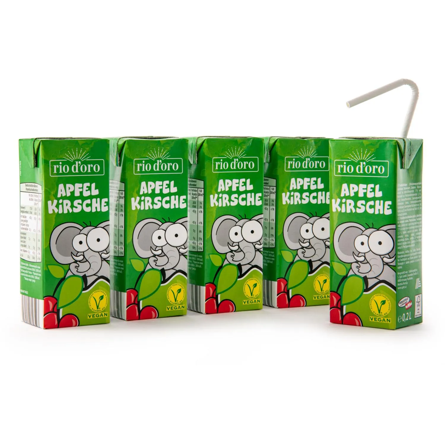 RIO D'ORO Kinder-Getränk, Apfel-Kirsche