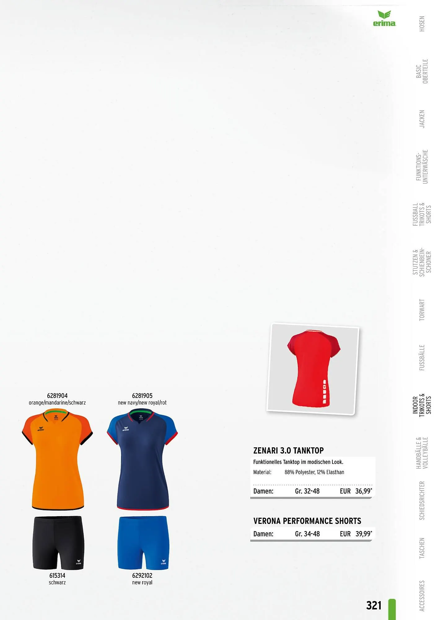 ERIMA Flugblatt von 2. Jänner bis 31. Dezember 2024 - Flugblätt seite 321