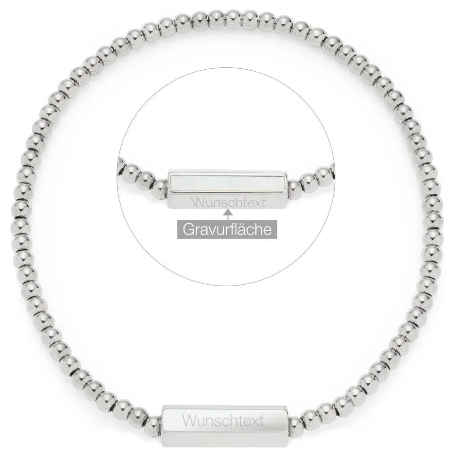 Armband Pilea mit persönlicher Gravur