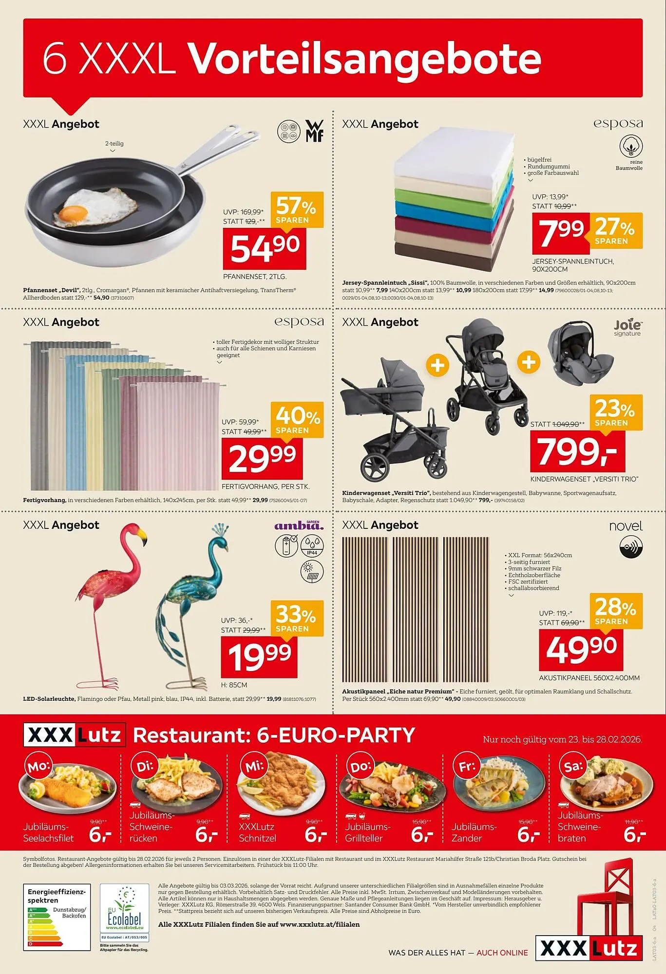 XXXLutz Prospekt von 24. Februar bis 3. März 2026 - Flugblätt seite  4