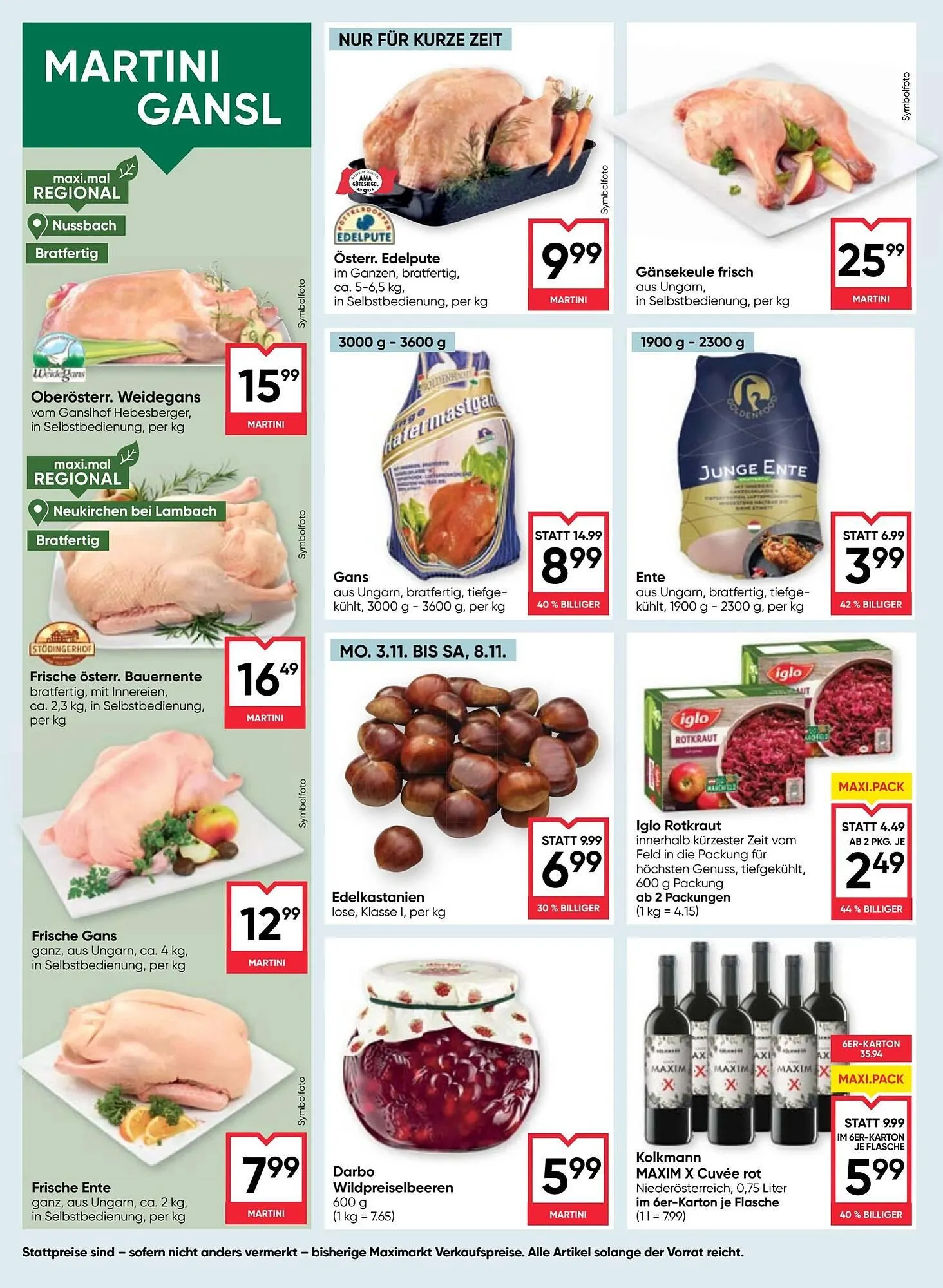 Maximarkt Flugblatt von 6. November bis 12. November 2025 - Flugblätt seite 10