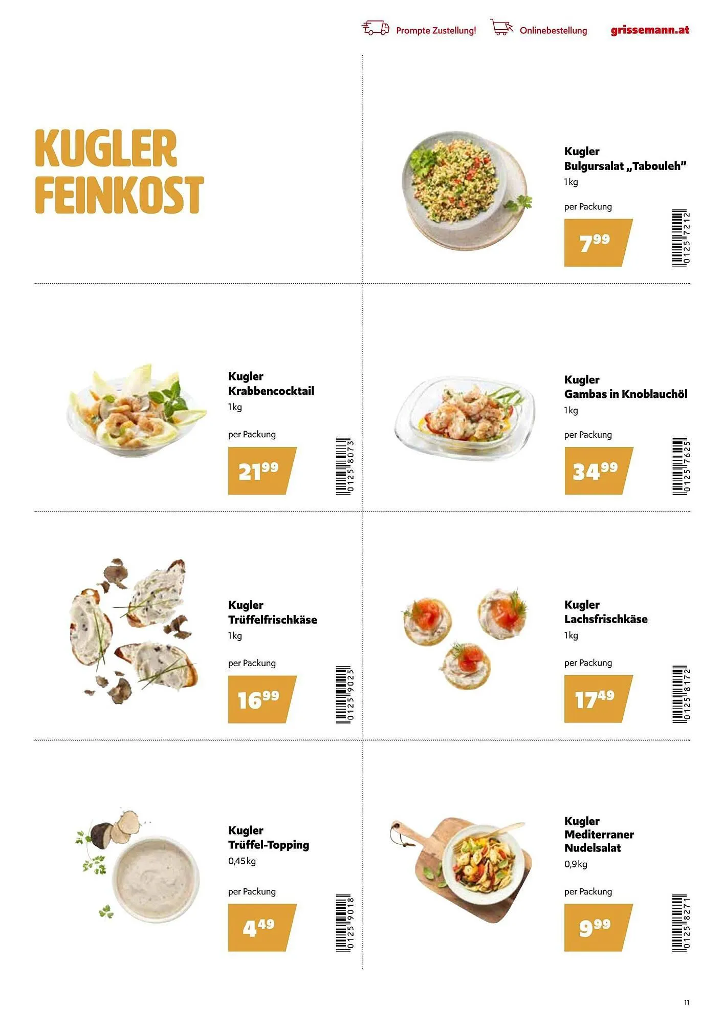 Eurogast Grissemann Flugblatt von 1. Dezember bis 31. Dezember 2025 - Flugblätt seite  11