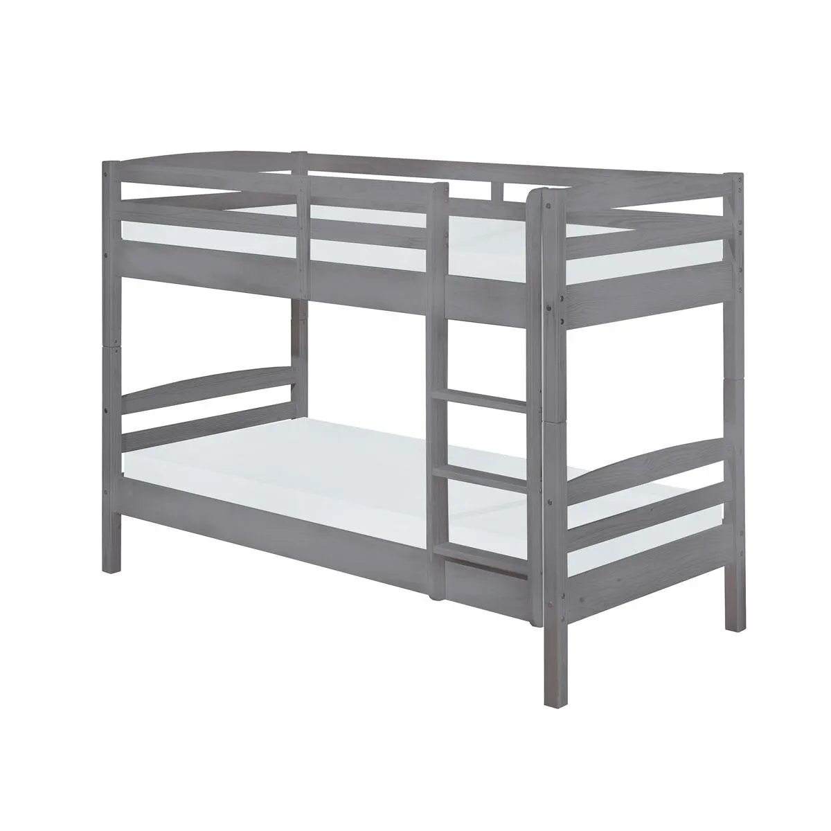 Inter Link Etagenbett Lavius mit Rost 90 x 200 cm grau
