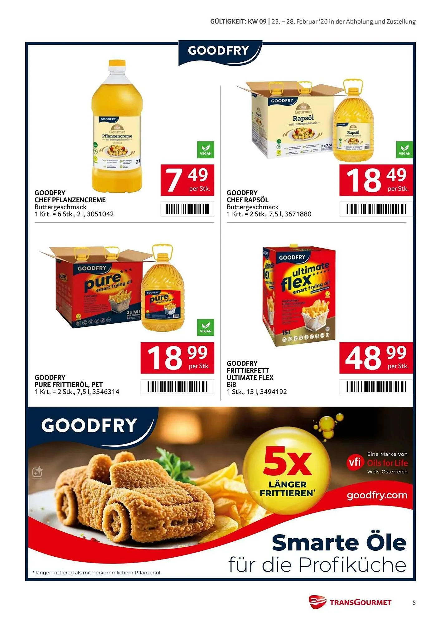 Transgourmet Flugblatt von 23. Februar bis 28. Februar 2026 - Flugblätt seite 5