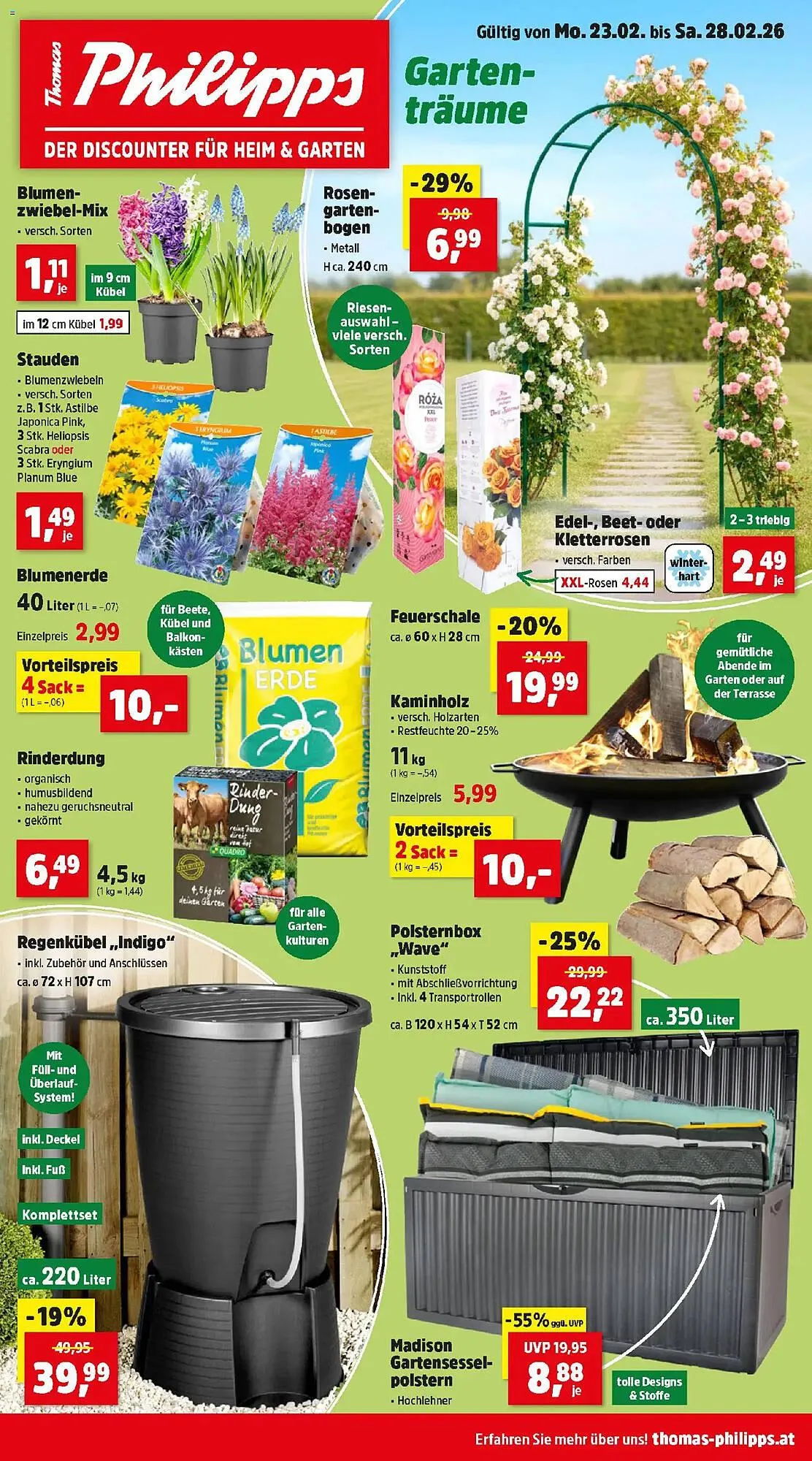 Thomas Philipps Prospekt von 23. Februar bis 28. Februar 2026 - Flugblätt seite  1