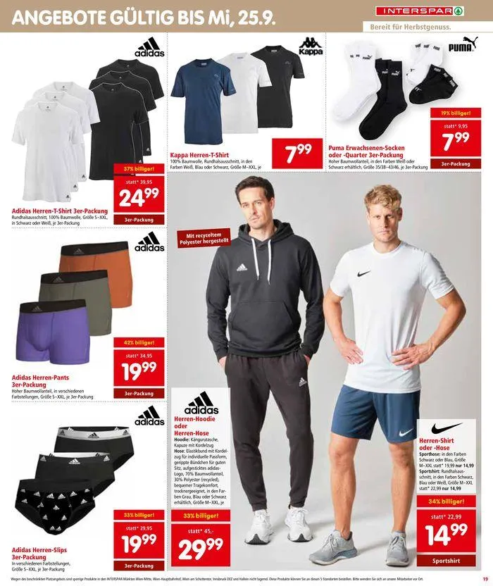 Interspar flugblatt von 3. September bis 17. September 2024 - Flugblätt seite 19