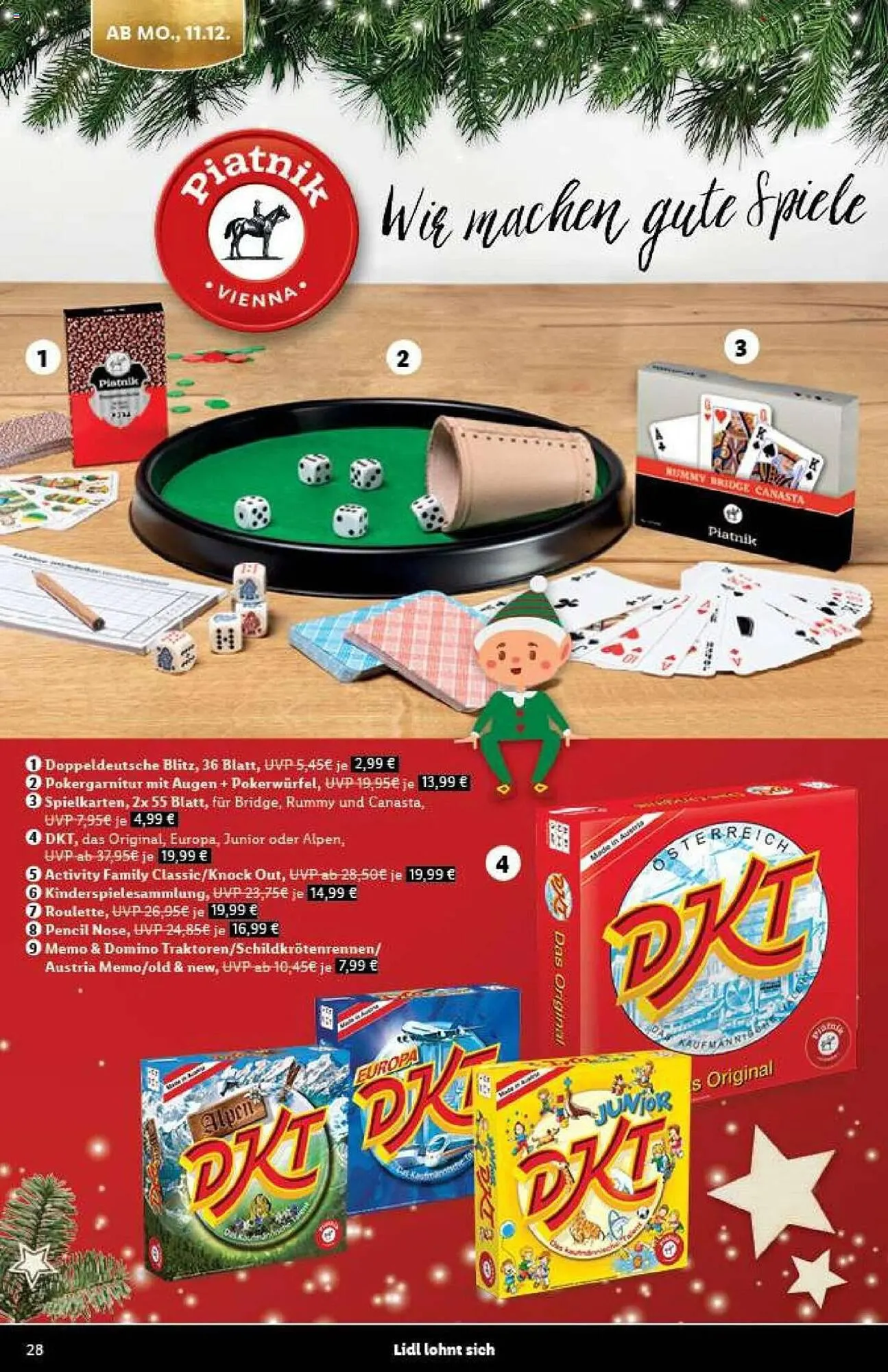 Lidl Flugblatt von 30. Oktober bis 14. Dezember 2023 - Flugblätt seite 28