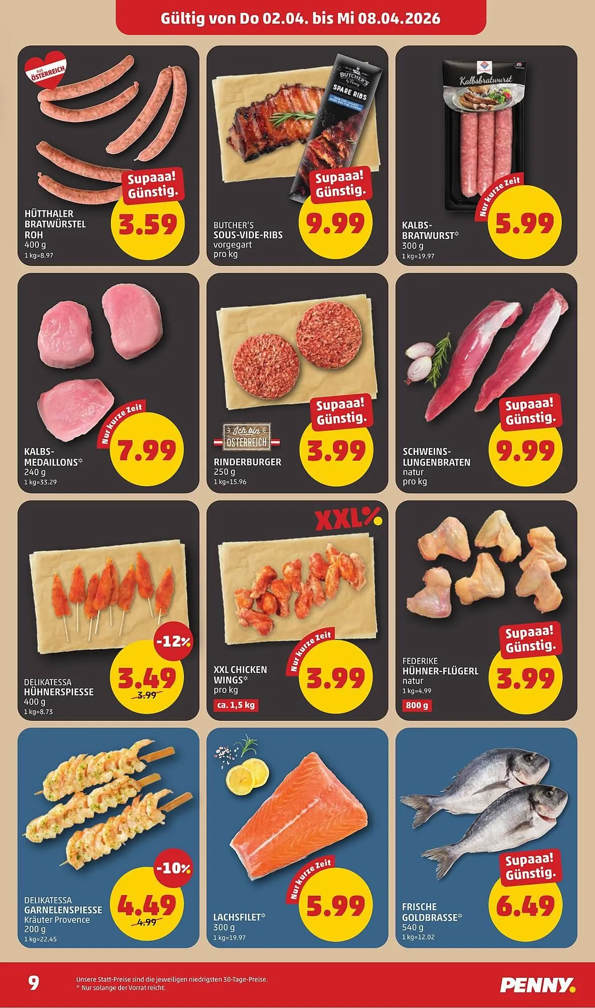 PENNY Flugblatt von 2. April bis 8. April 2026 - Flugblätt seite  9