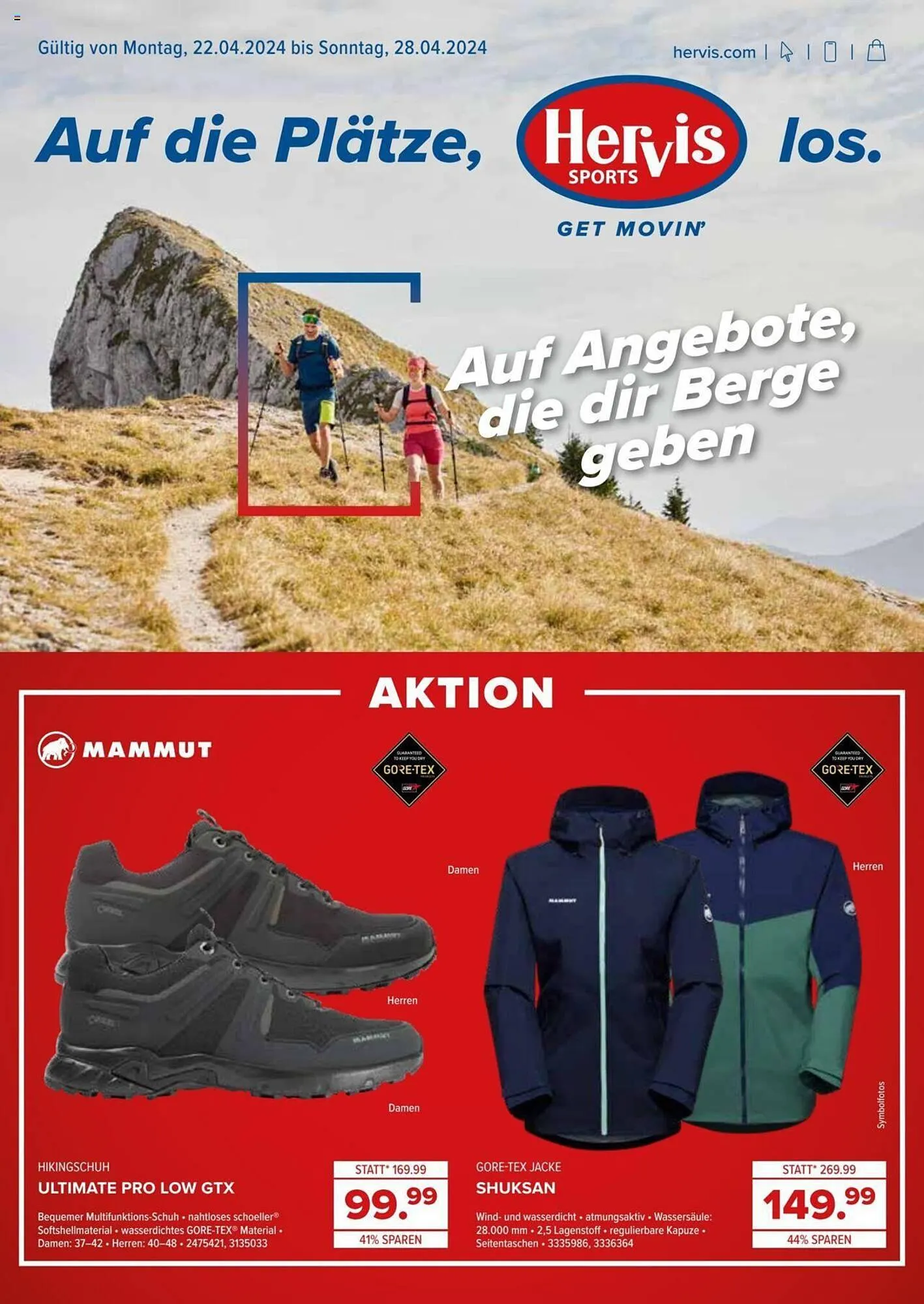 Hervis Flugblatt - 1