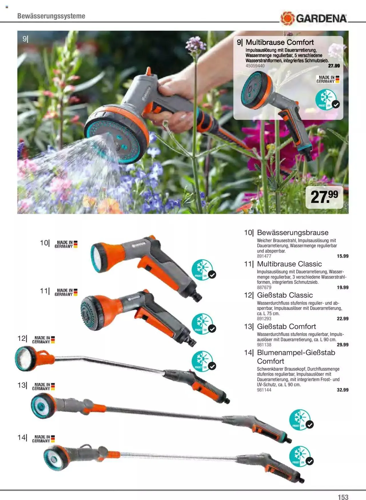 Hagebau Gartenjahr 2023 von 7. März bis 31. Dezember 2023 - Flugblätt seite 153