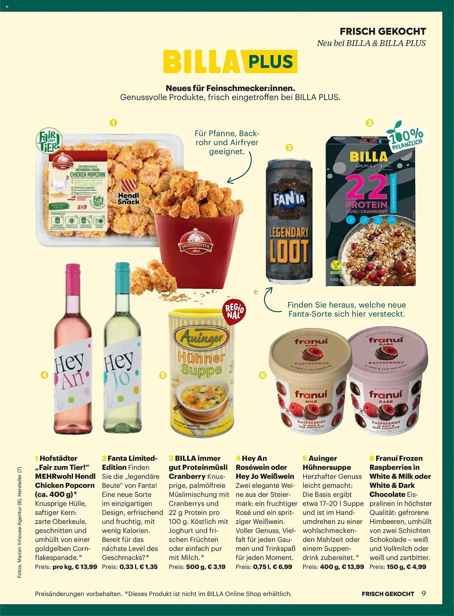 Billa Flugblatt von 1. März bis 30. April 2026 - Flugblätt seite  7