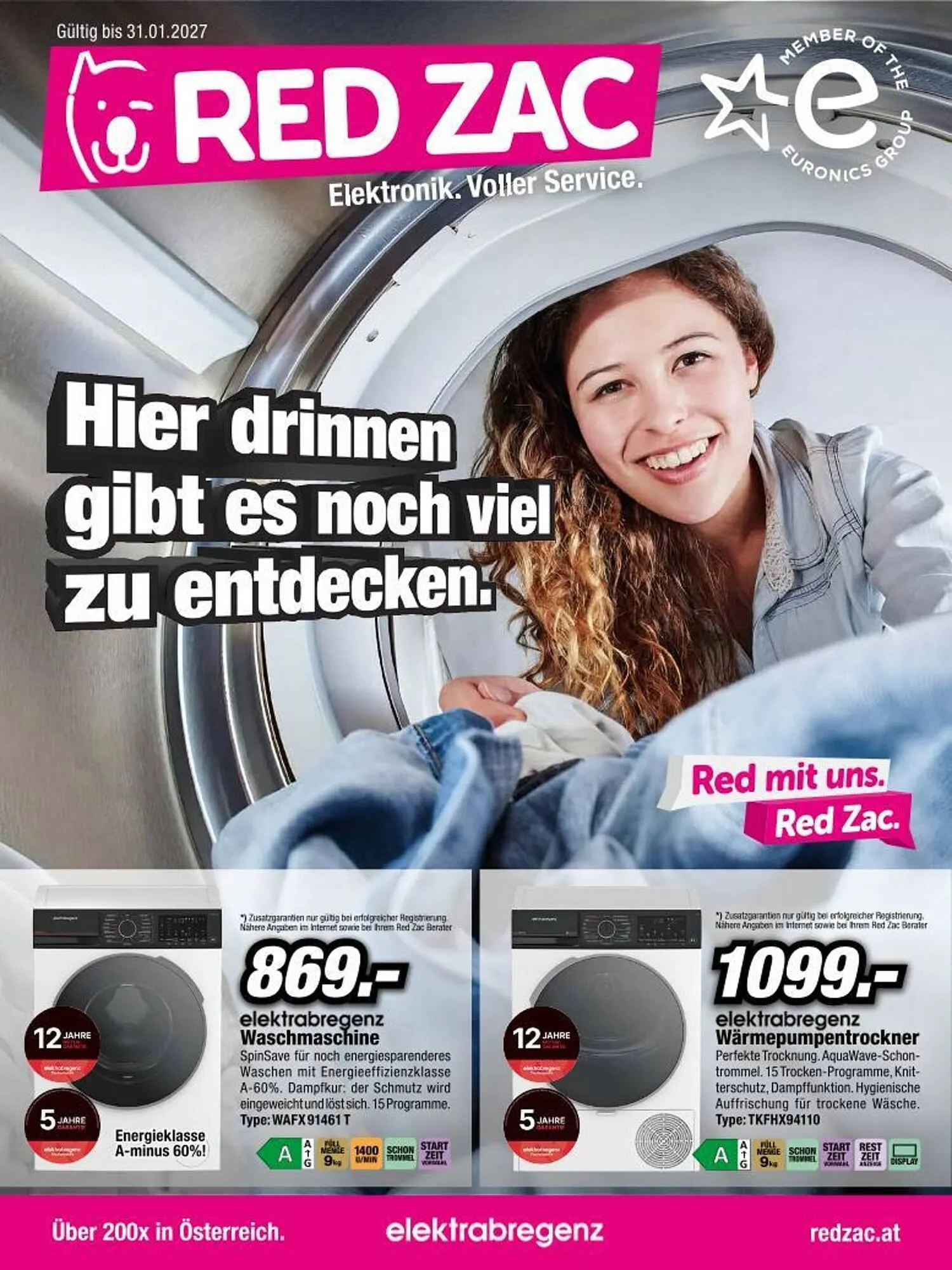 Red Zac Flugblatt von 18. März bis 31. Jänner 2027 - Flugblätt seite 1