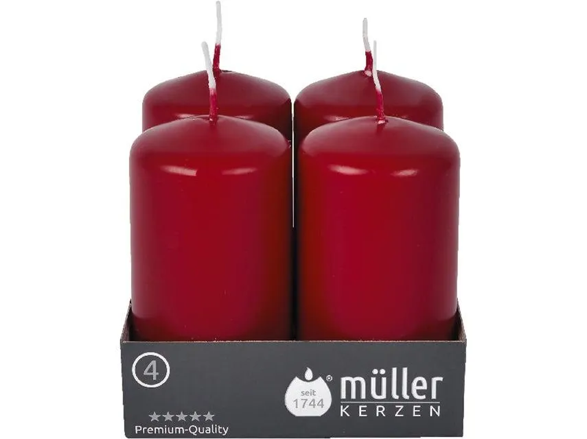 Stumpenkerzenset - D4,8x9 cm