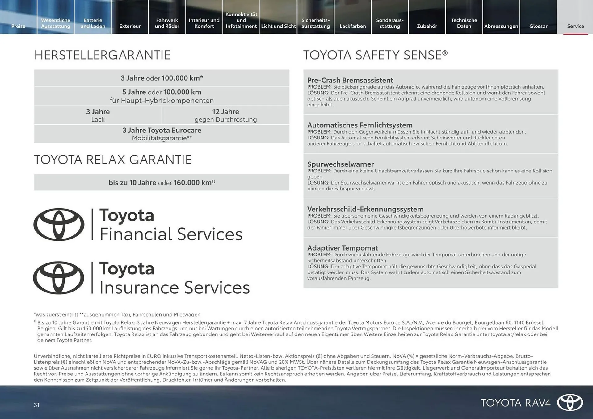 Toyota Flugblatt von 15. März bis 31. Oktober 2026 - Flugblätt seite  31