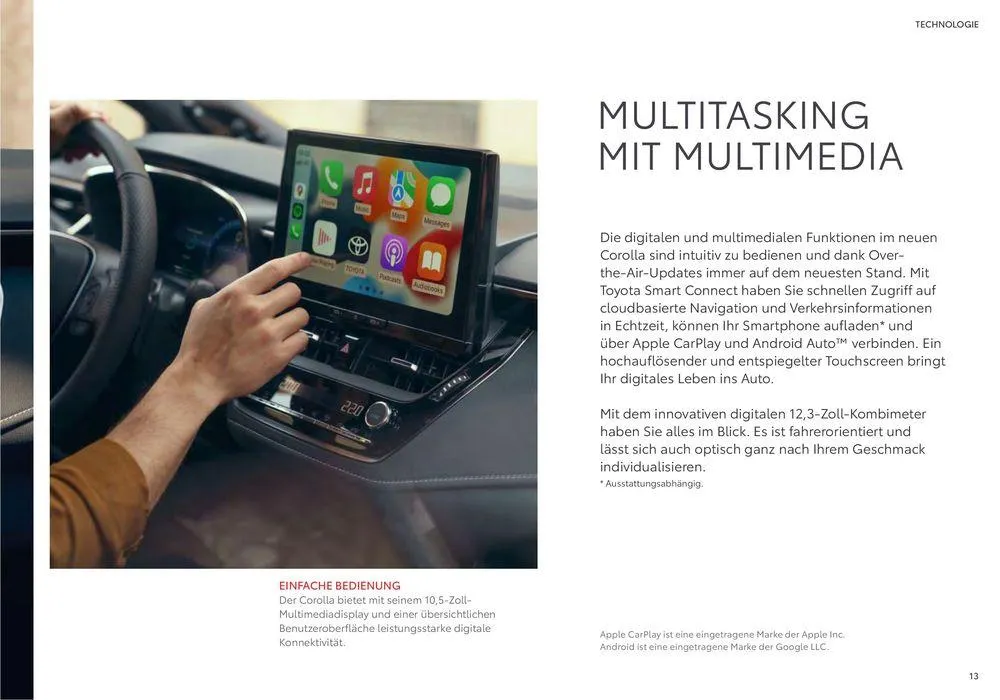 Toyota Corolla von 26. April bis 26. April 2025 - Flugblätt seite 13
