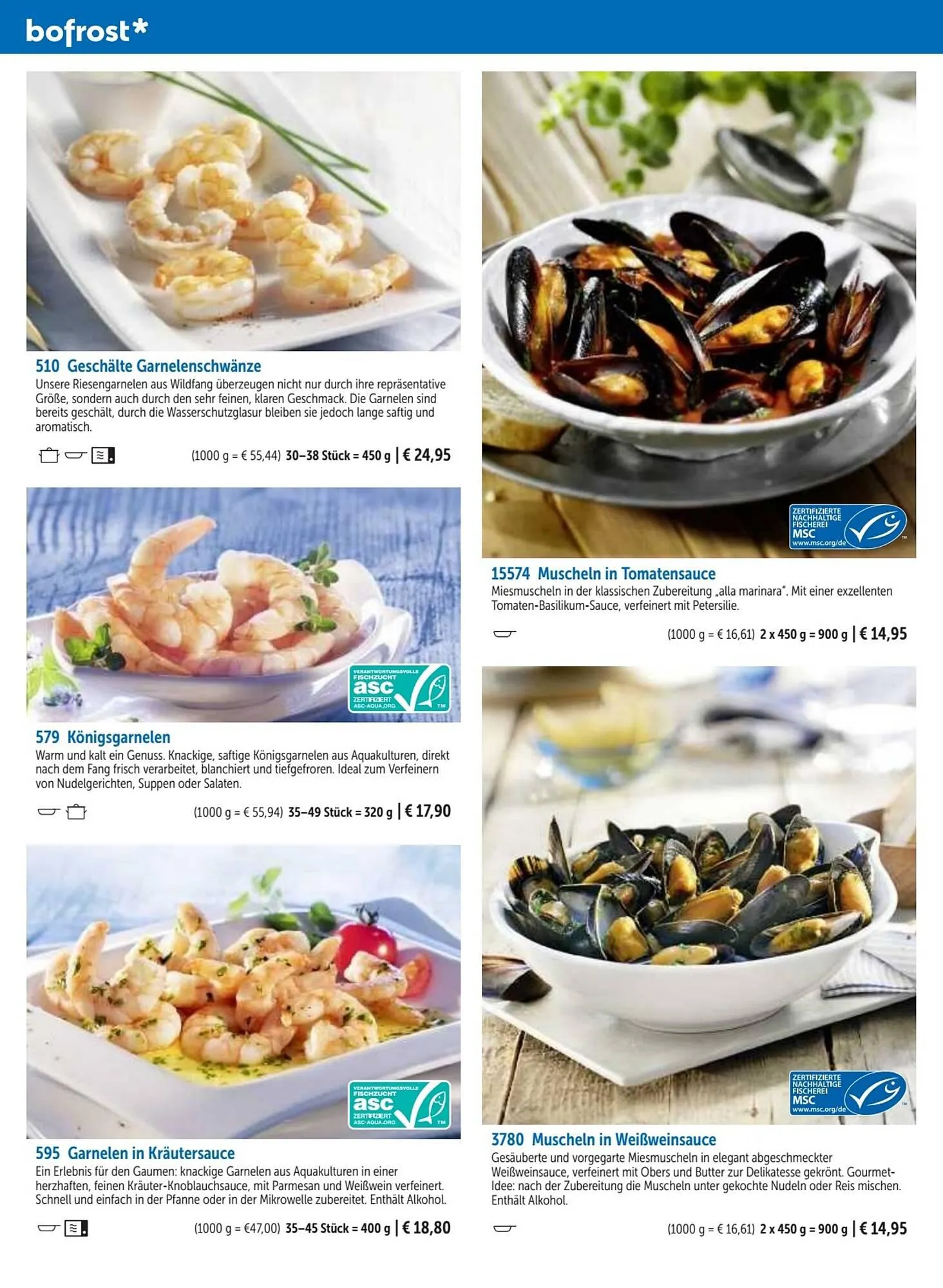 Bofrost Flugblatt von 1. März bis 31. August 2023 - Flugblätt seite  60