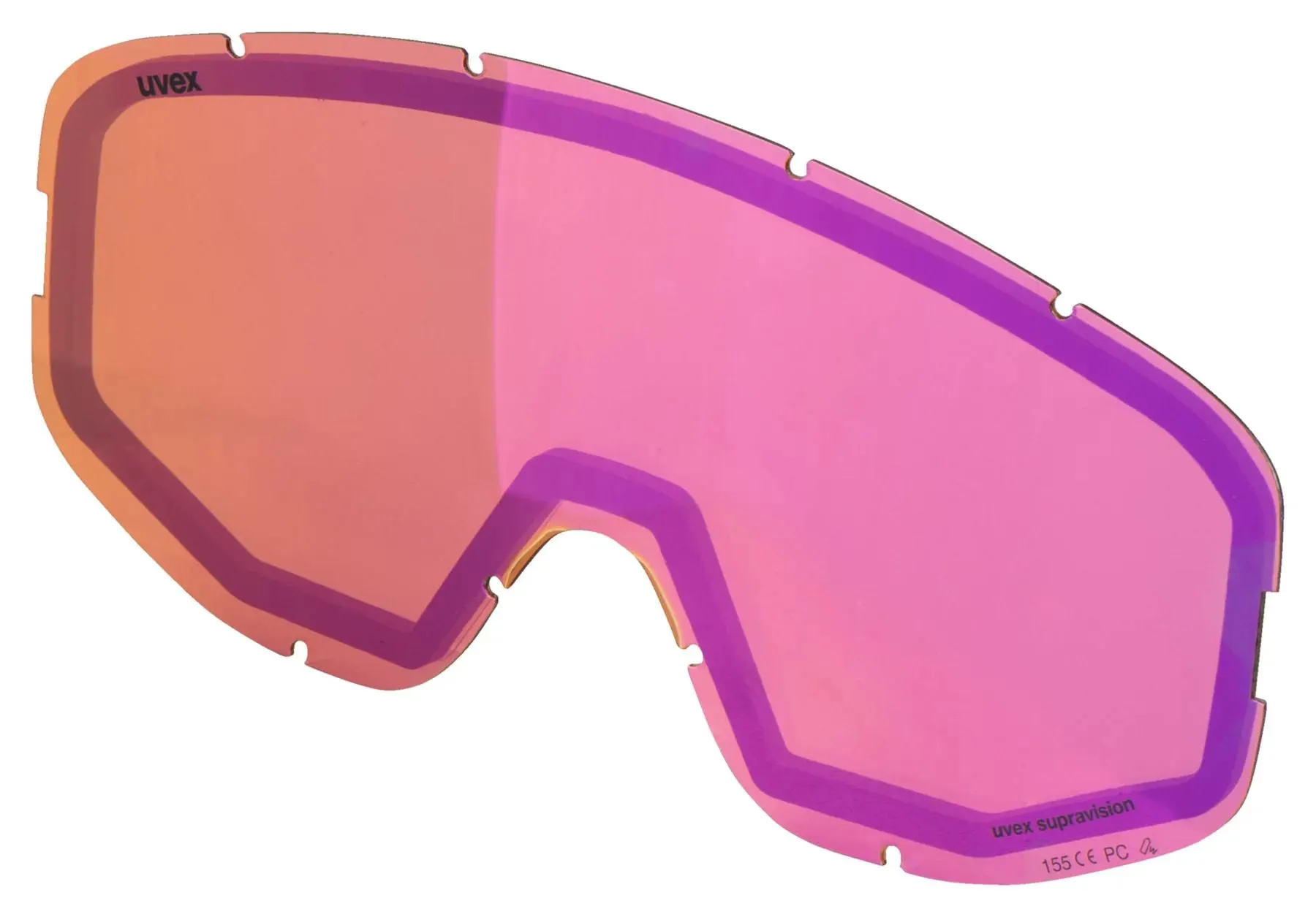 Uvex Ersatzscheibe Pyro FM pink-klar
