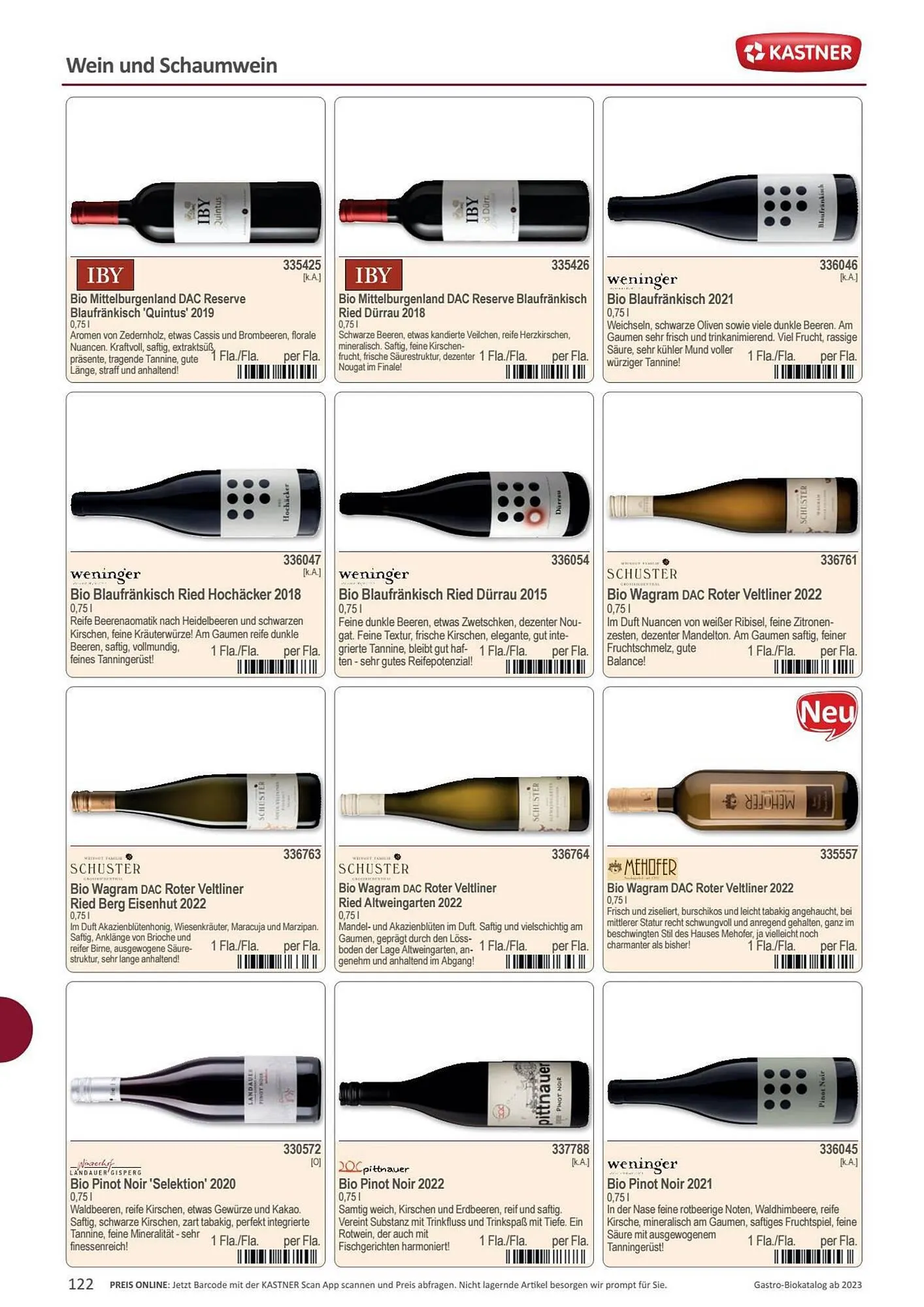 Kastner Flugblatt von 15. September bis 30. Dezember 2023 - Flugblätt seite 124