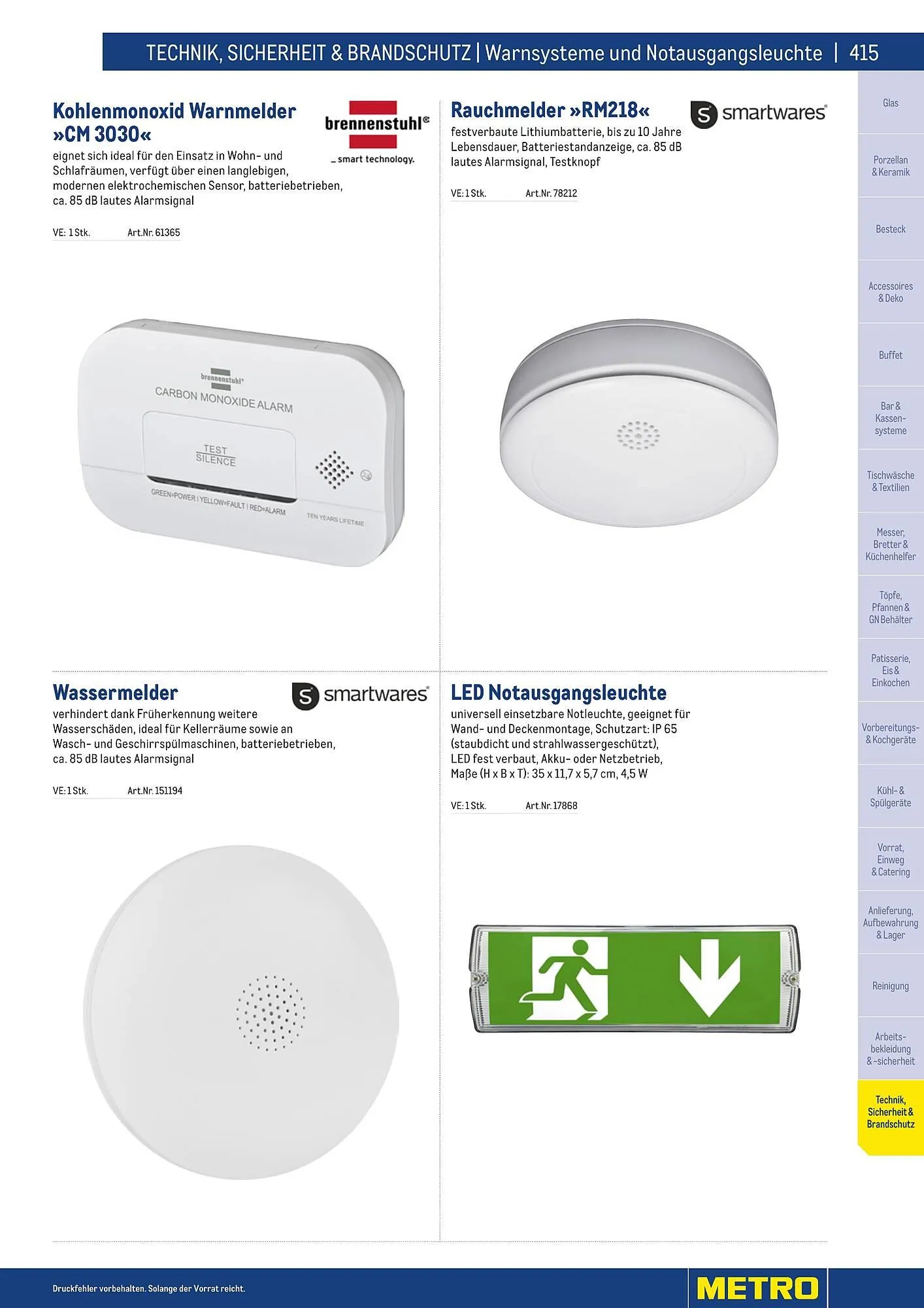 Metro Flugblatt von 25. März bis 31. Dezember 2026 - Flugblätt seite 415