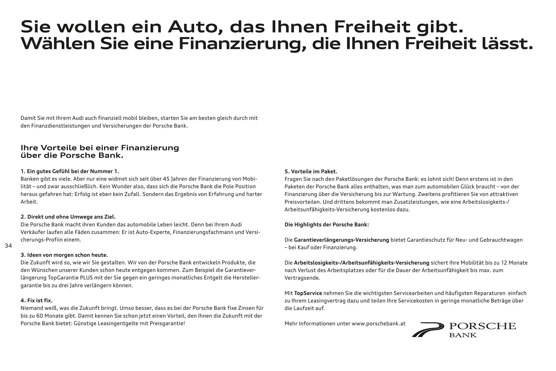 Audi Flugblatt von 20. November bis 22. Juli 2026 - Flugblätt seite  35