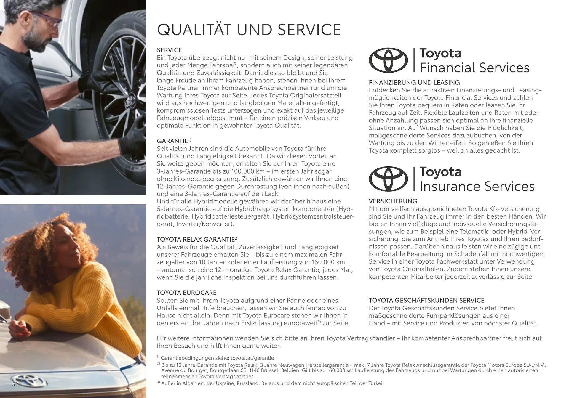 Toyota Flugblatt von 1. April bis 20. Oktober 2026 - Flugblätt seite 52