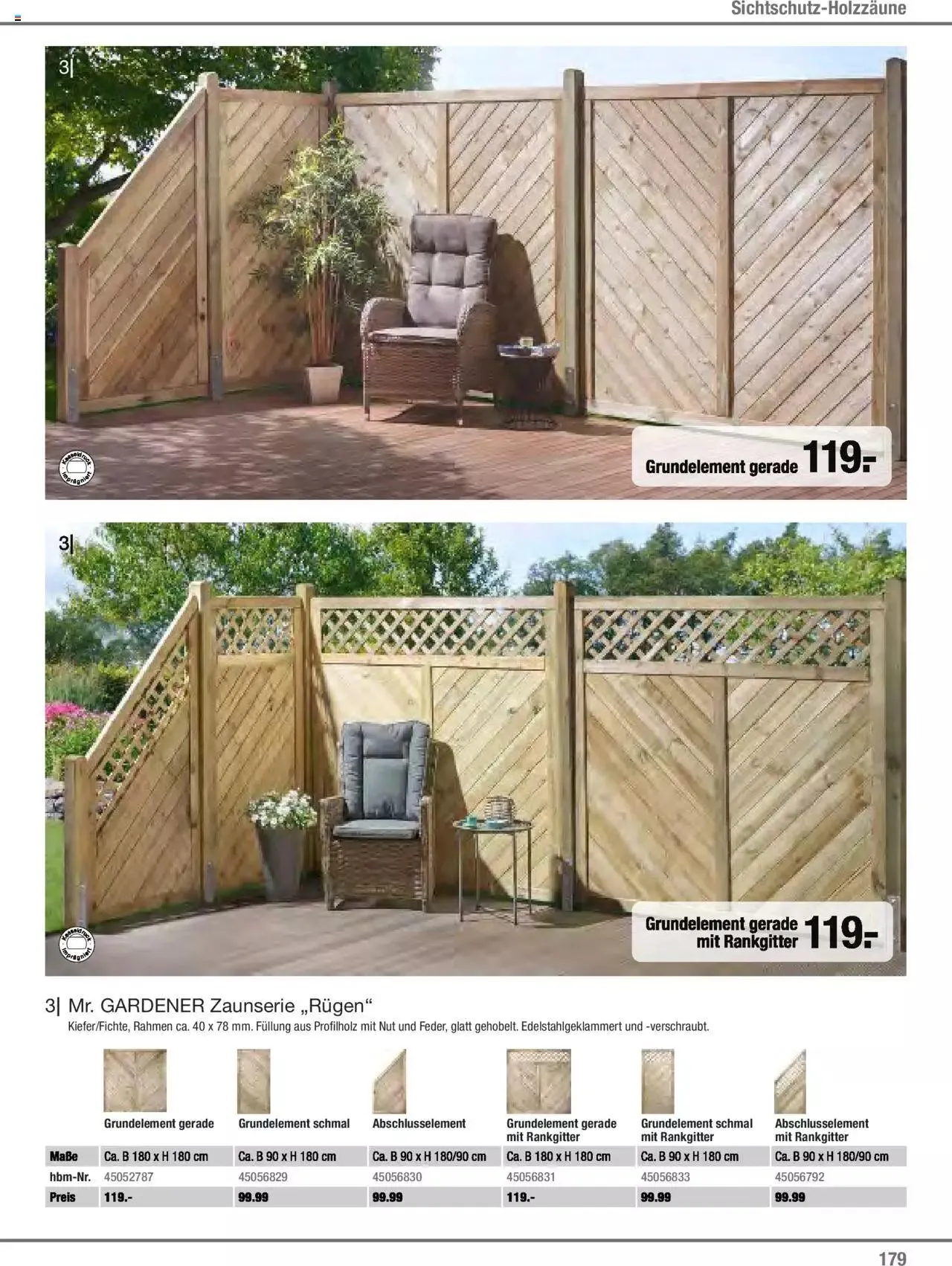 Hagebau Gartenjahr 2023 von 7. März bis 31. Dezember 2023 - Flugblätt seite  179