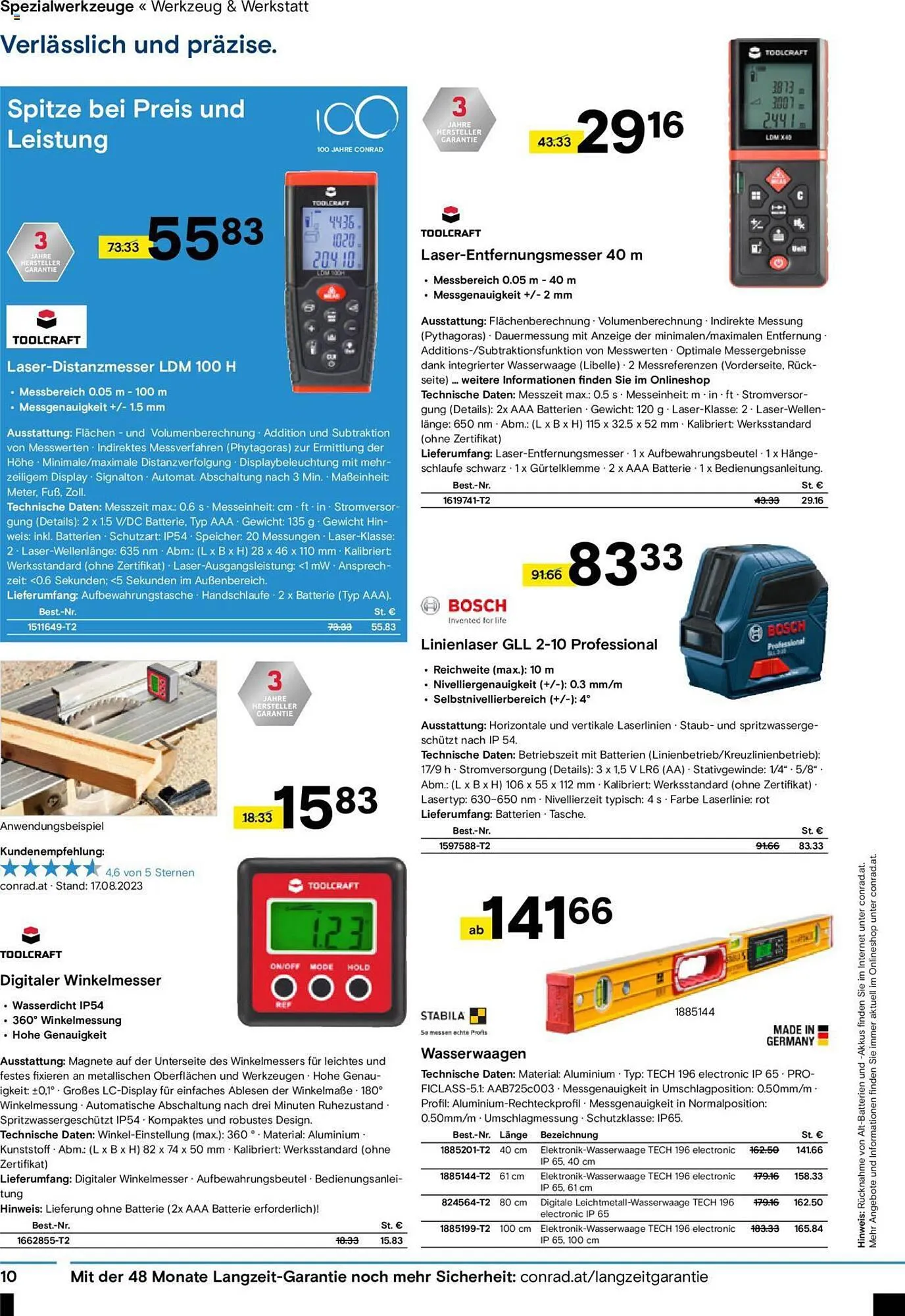 Conrad Flugblatt von 4. September bis 22. Oktober 2023 - Flugblätt seite  12
