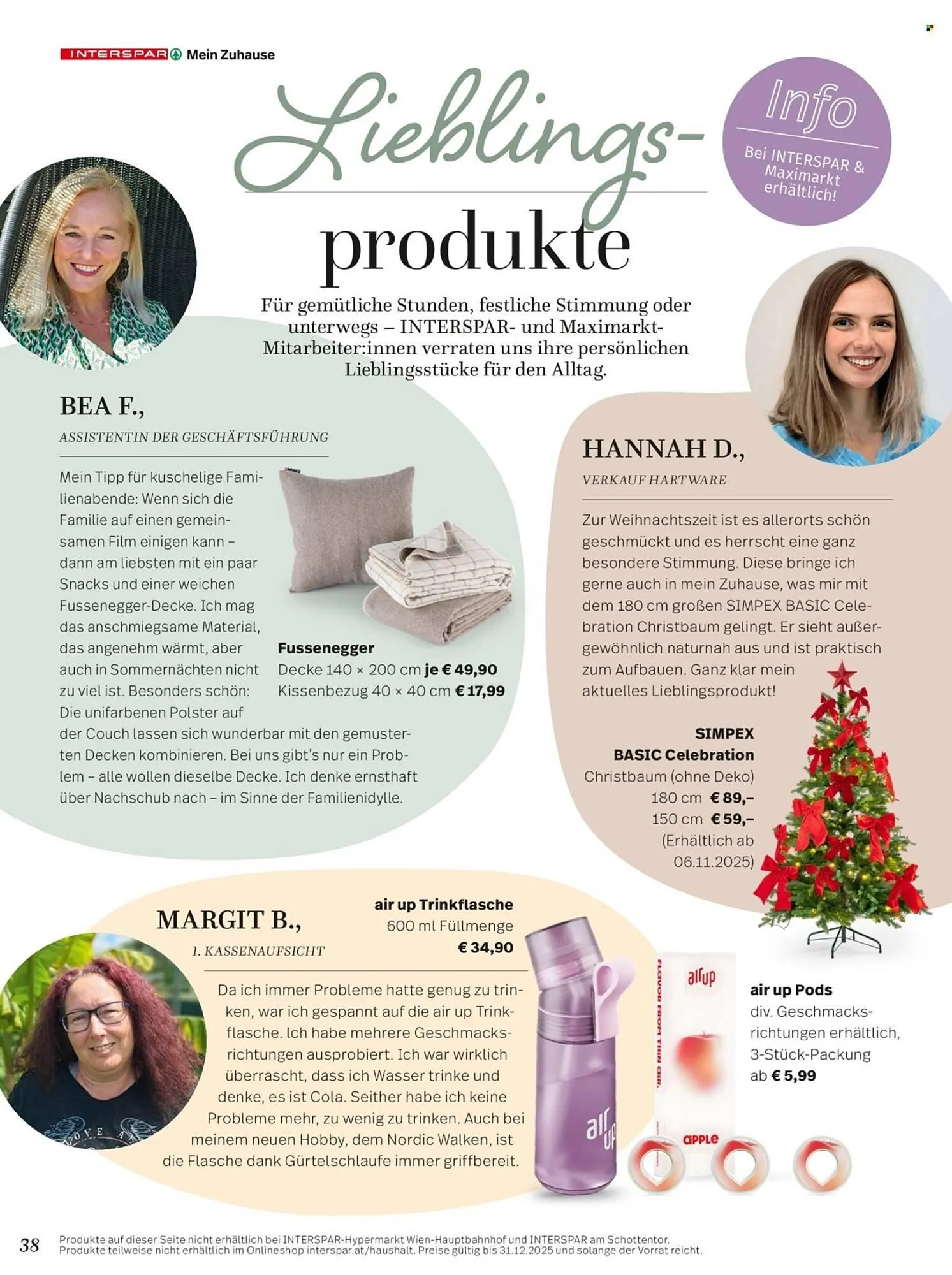 Interspar Flugblatt von 29. September bis 31. Dezember 2025 - Flugblätt seite  38