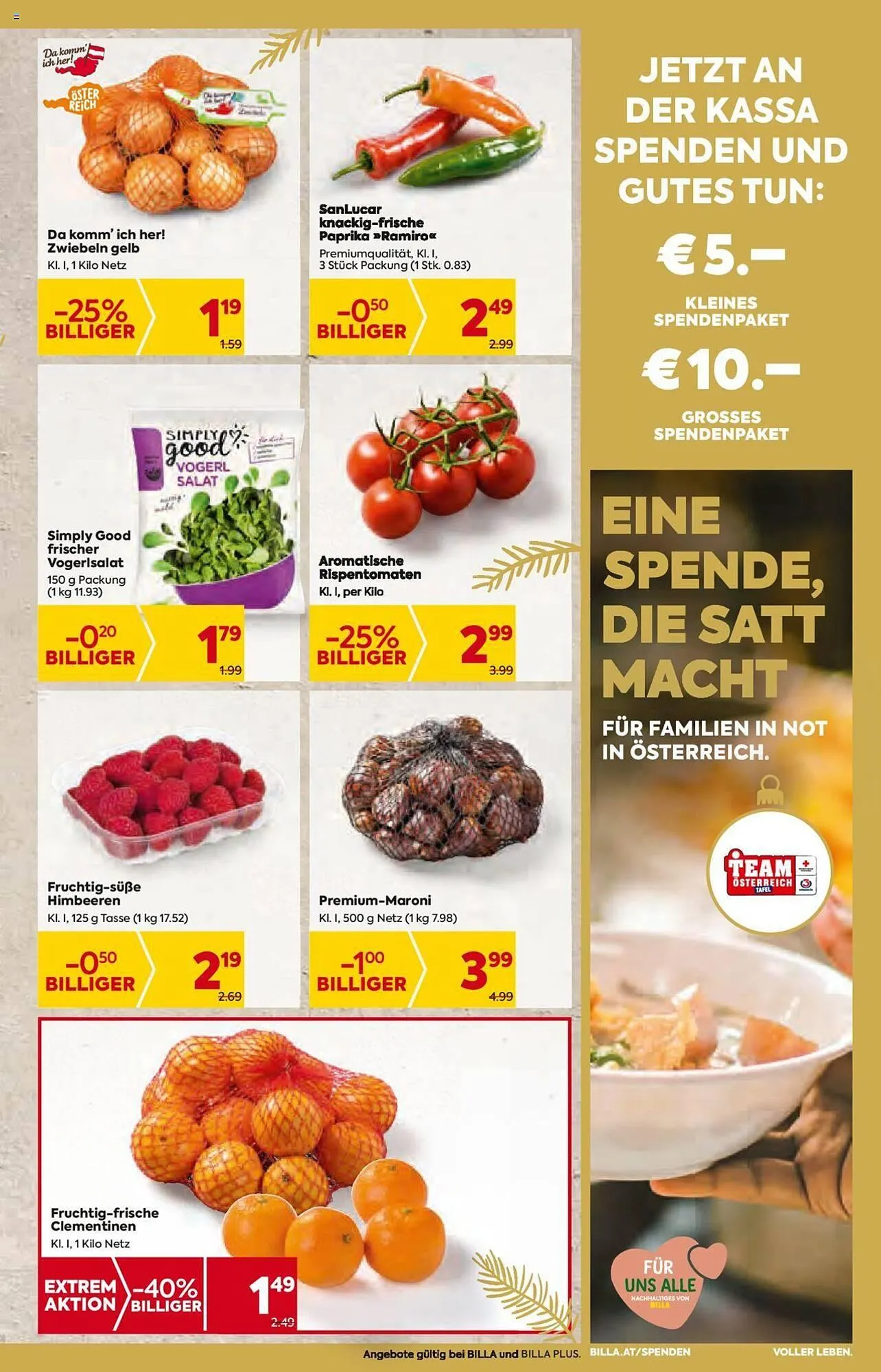 Billa Flugblatt von 7. Dezember bis 13. Dezember 2023 - Flugblätt seite 9