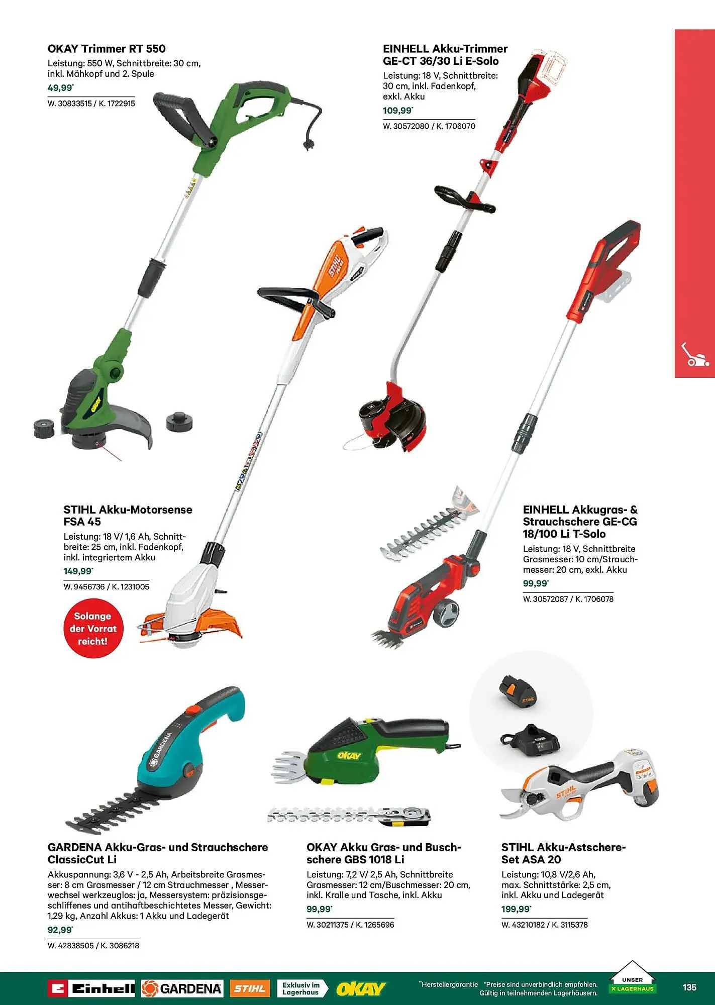 Lagerhaus Flugblatt von 22. Februar bis 31. Mai 2026 - Flugblätt seite  135