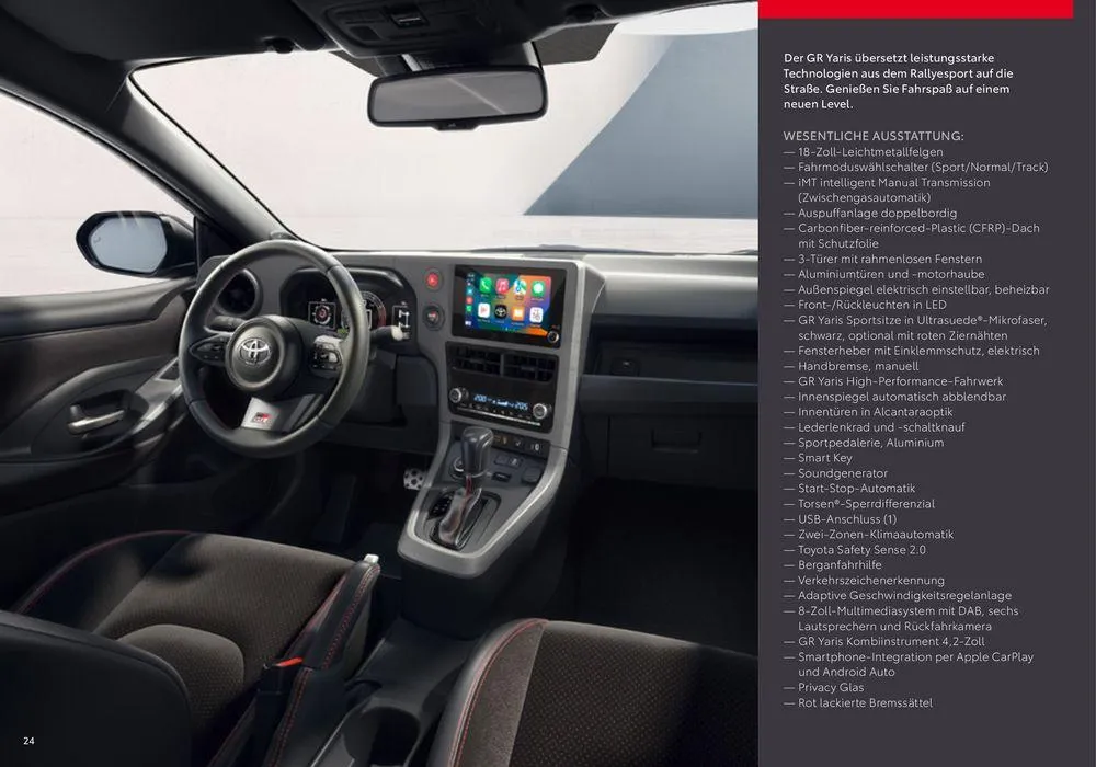 Toyota GR Yaris von 29. August bis 29. August 2025 - Flugblätt seite 24